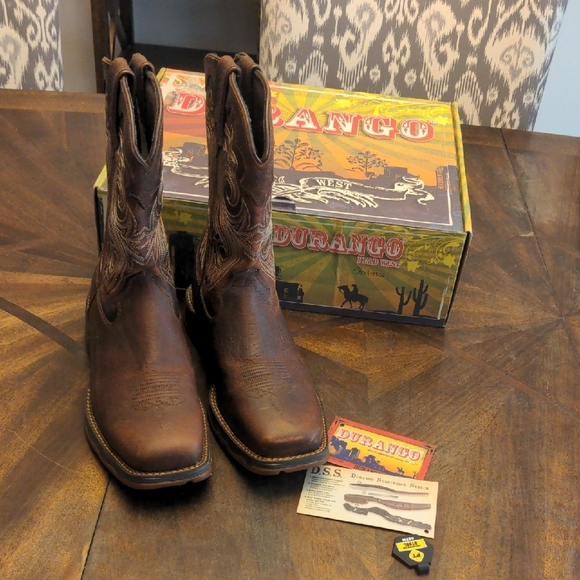 Durango Lady Rebel Steel Toe Western Work Boots Women’s 9.5M RD3315 - Picture 3 of 16